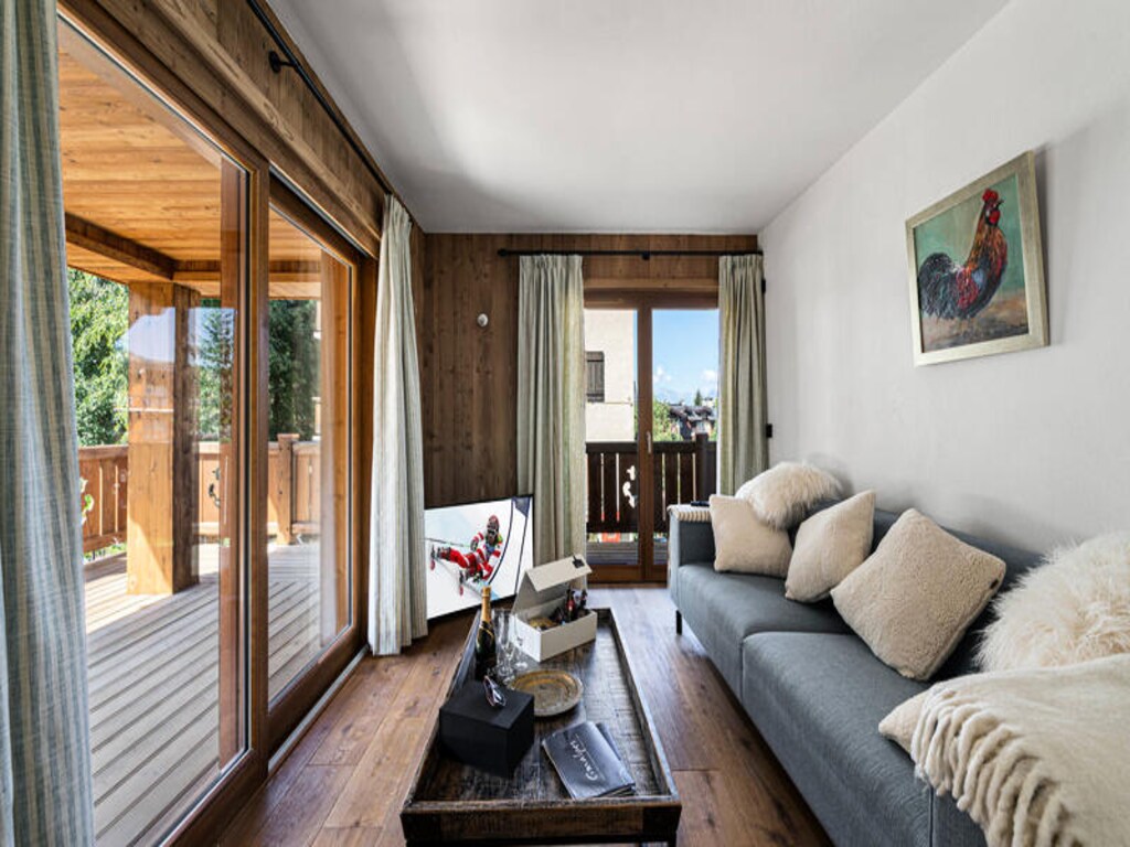 Apartment in Le Praz in der Nähe der Skipisten