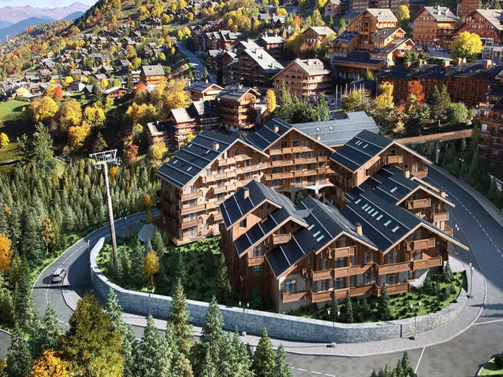 Appartement in Méribel met buitenjacuzzi