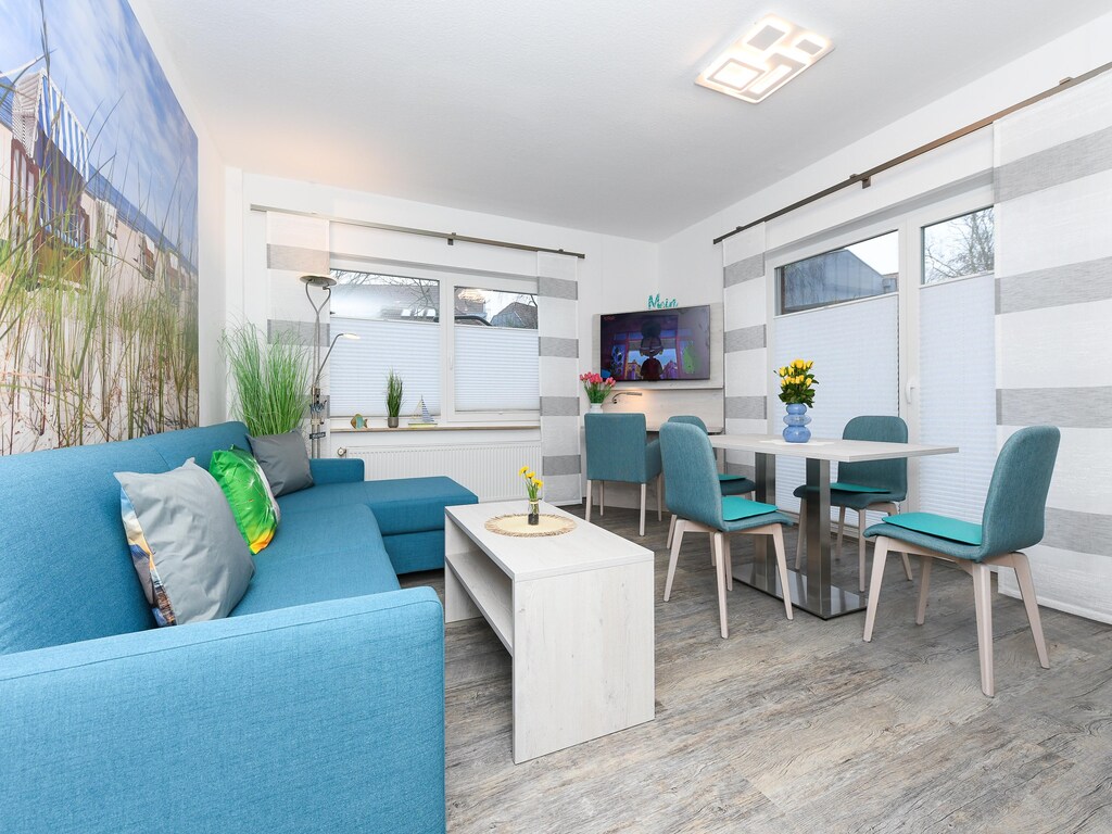 Modern vakantieapt met terras een rustige locatie