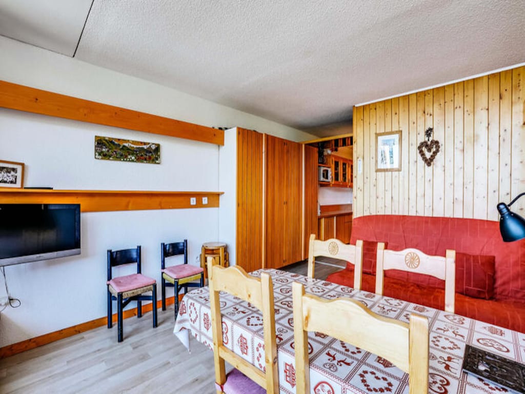 Studio voor 5 personen in Arc 1600, dichtbij de pistes en winkels.