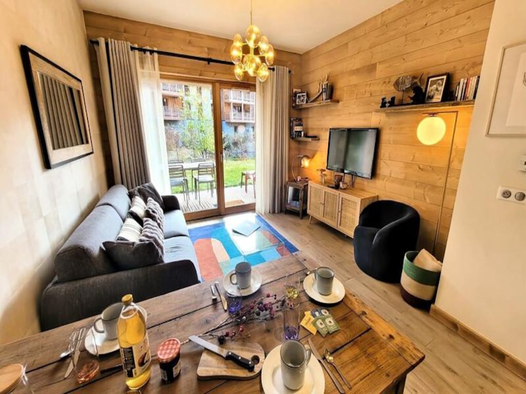 Appartement in de Alpen met privétuin