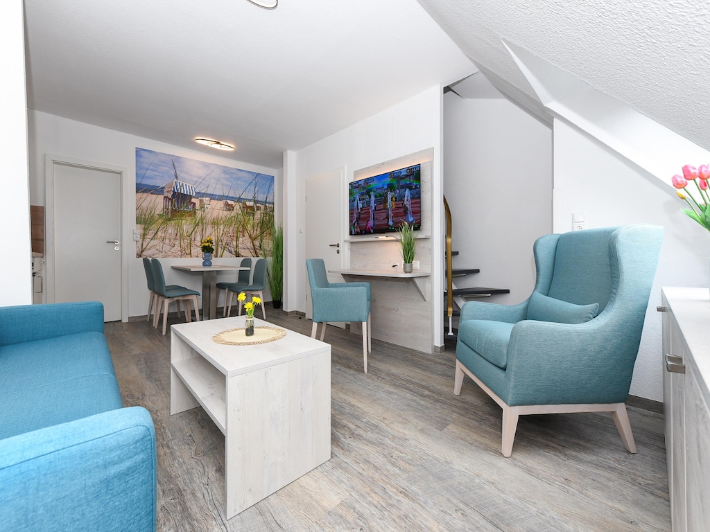 Comfortabel vakantieappartement terras; Bensersiel