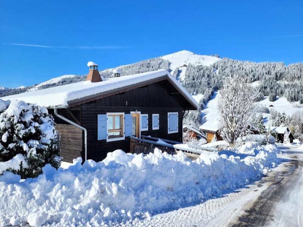 Chalet in Chavannes mit Bergblick