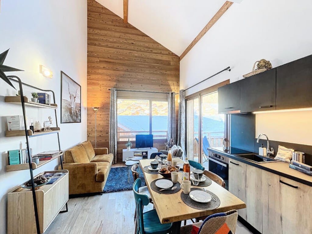 Appartement in Morzine met uitzicht op de Alpen