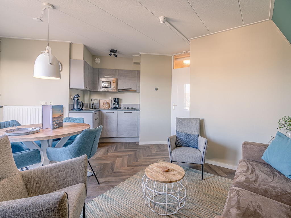 Modern eingerichtetes, haustierfreundliches Apartment für 4 Personen nahe dem Zentrum von De Koog.