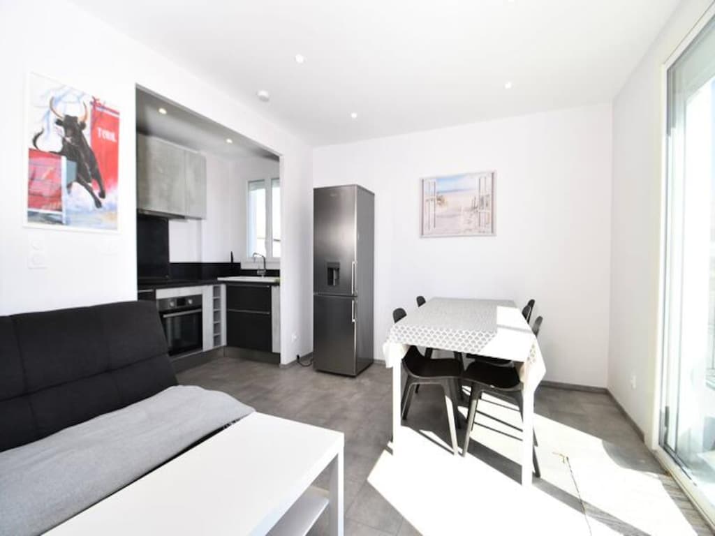 Apartment in der Nähe des Strandes Espiguette und des Yachthafens