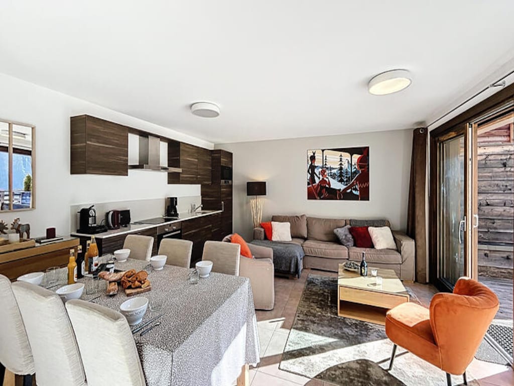 Appartement in Les Perrières vlakbij de skipistes