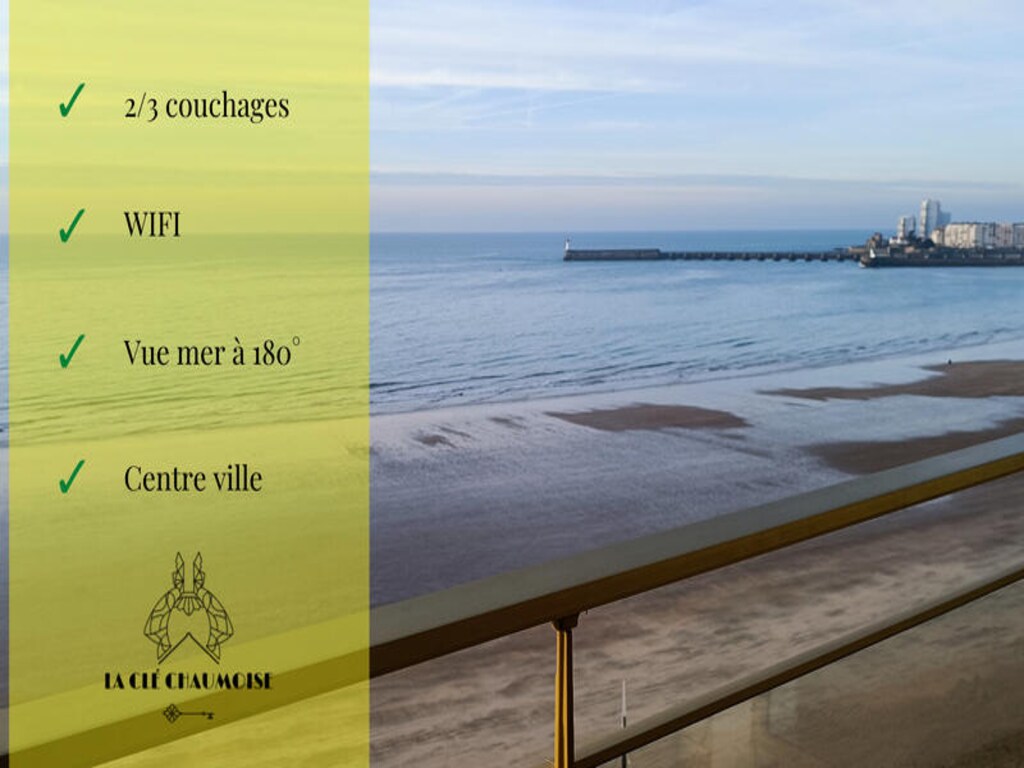 Apartment in Les Sables mit Blick auf die Bucht