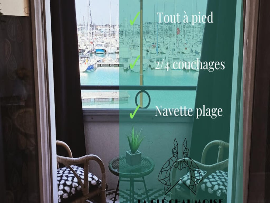 Appartement in La Chaume vlakbij de jachthaven