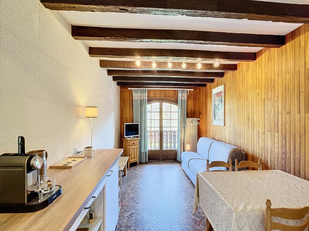 Appartement in Les Gets met uitzicht op de bergen