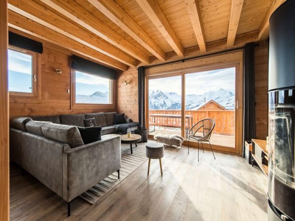 Apartment in der Nähe von Aiguilles d'Arves mit Aussicht