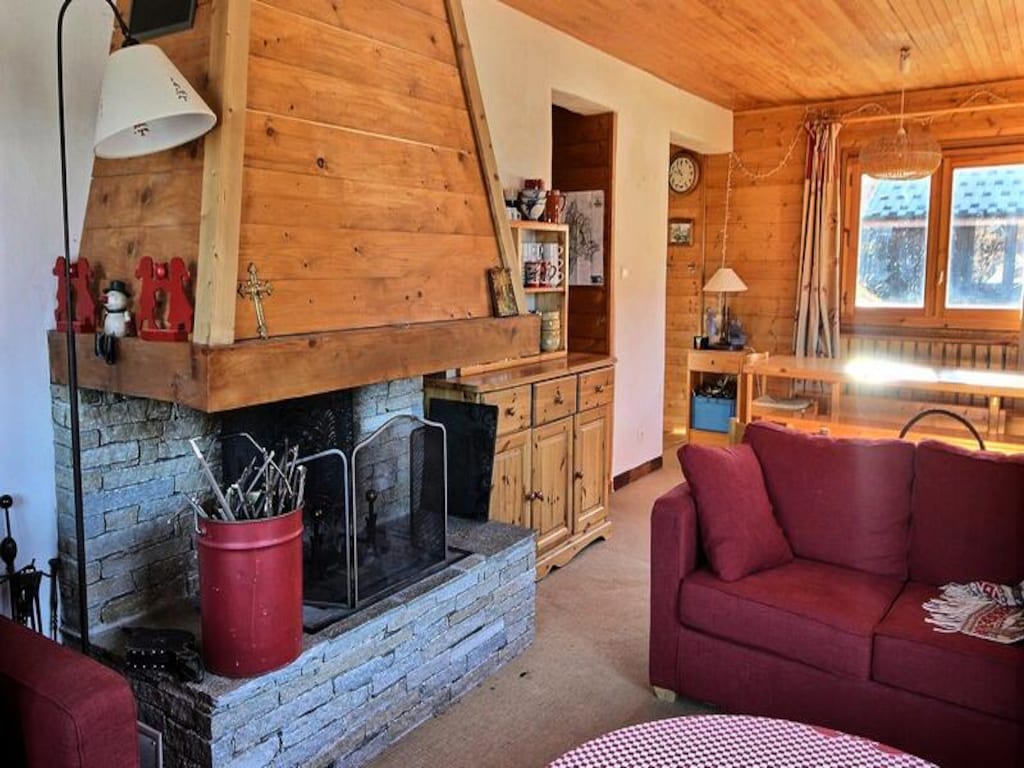 Chalet in Vallandry met uitzicht op de bergen