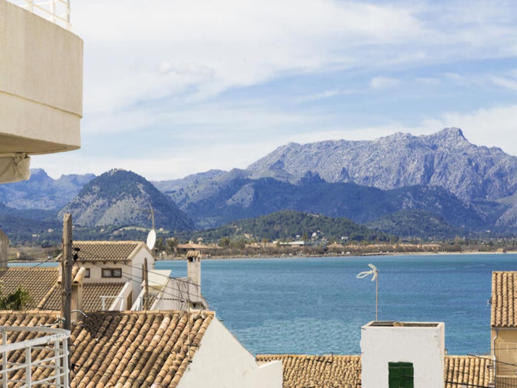 Chalet in Es Barcares met uitzicht op zee