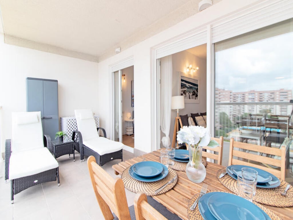 Apartment in der Nähe des Strandes von Canet mit Terrasse