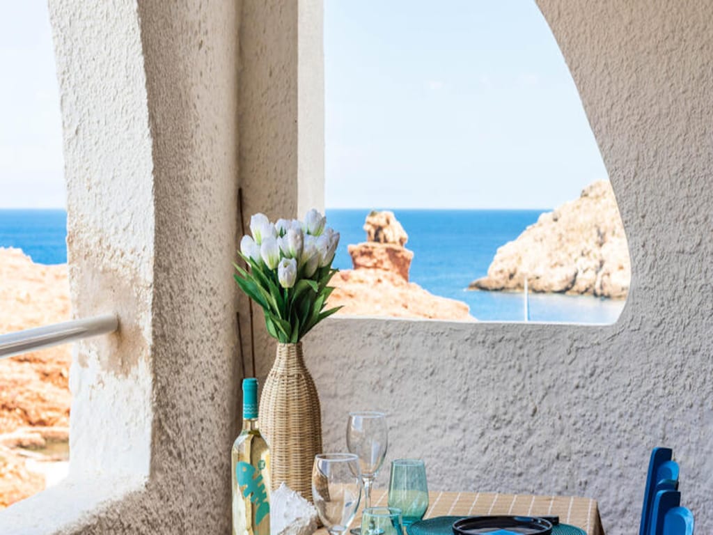 Ferienwohnung in Cala Morell am Strand