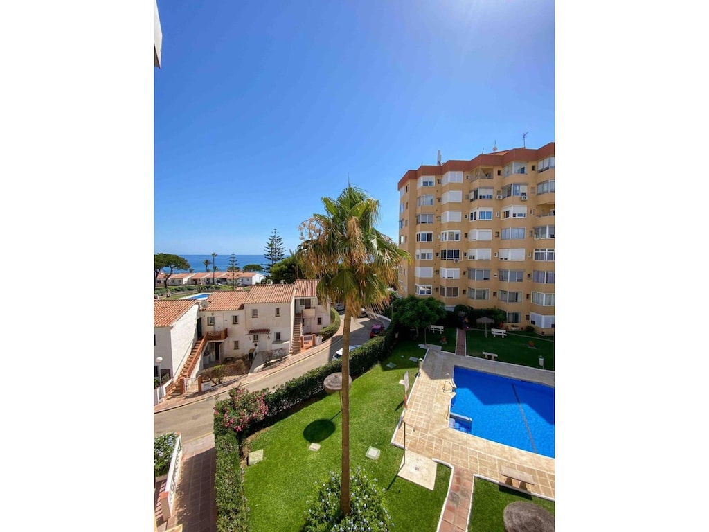 Appartement met zeezicht in Mijas Costa
