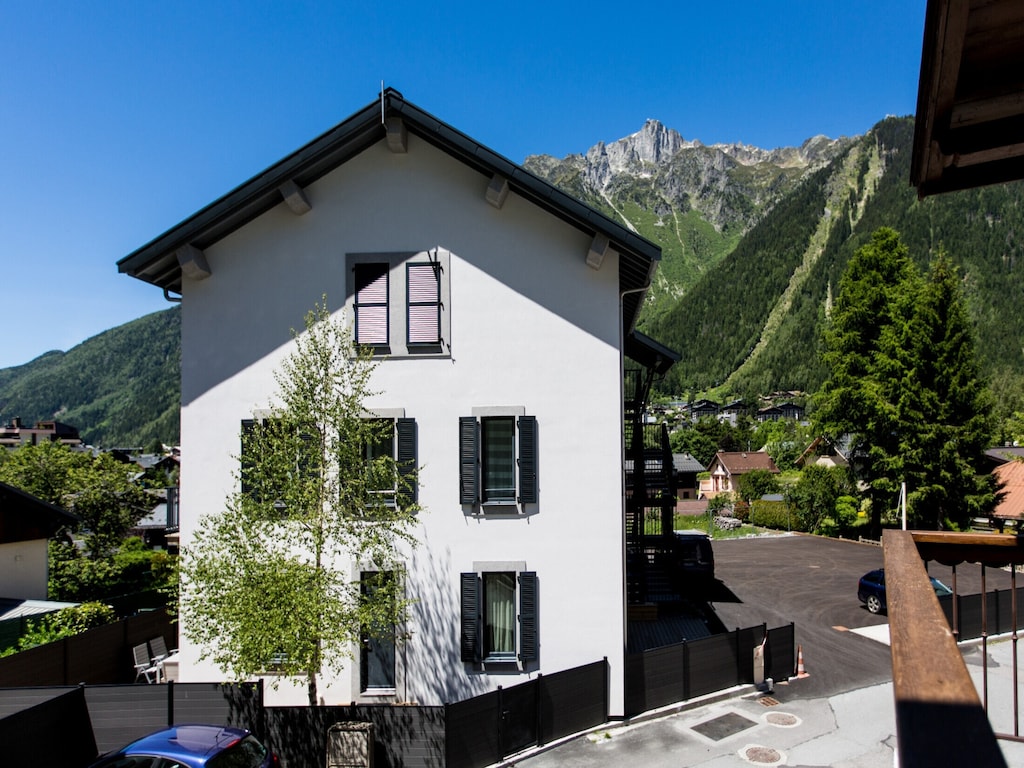 Alpien toevluchtsoord in het centrum van Chamonix