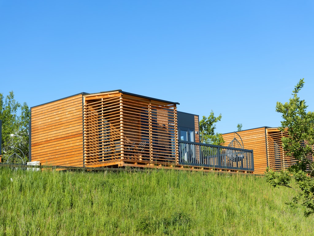 Chalet met privésauna op Vital Camp Bayerbach