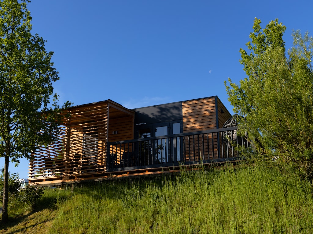 Chalet met privésauna op Vital Camp Bayerbach