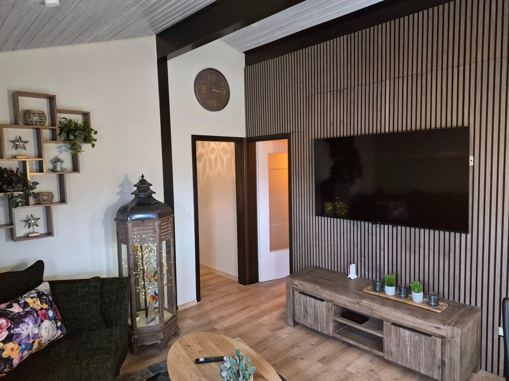 Freistehender Ferienbungalow im Fachwerkstil