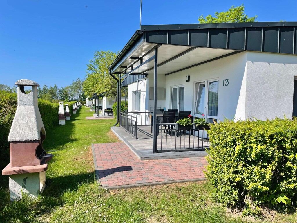 Vakantiehuisjes direct aan het strand