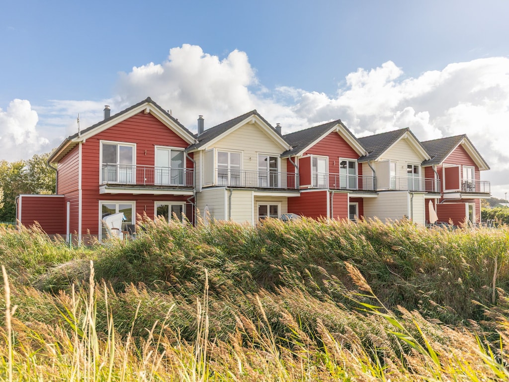 Scandinavische rijtjeswoning in Dagbüll