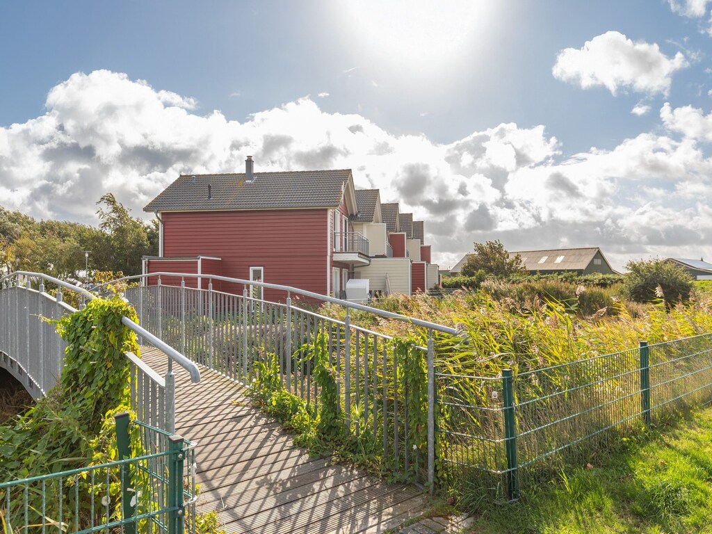 Scandinavische rijtjeswoning in Dagbüll