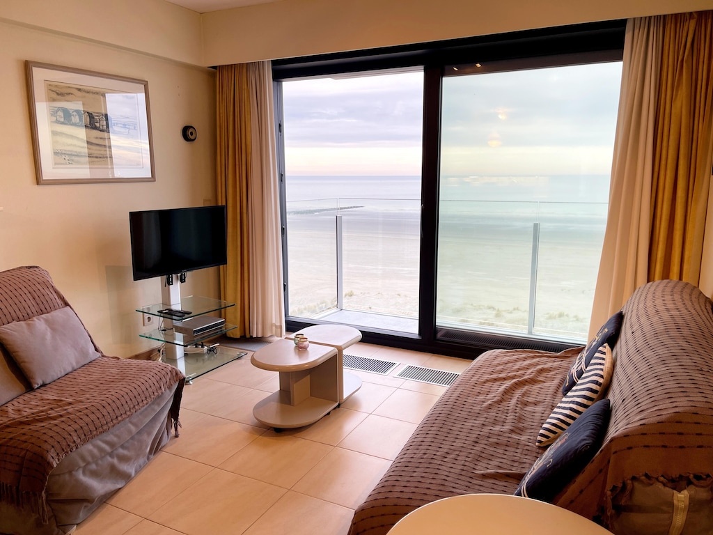 Appartement aan het strand in Nieuwpoort