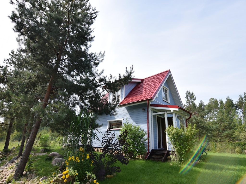 Huis met eigen tuin en sauna, vlakbij het strand.