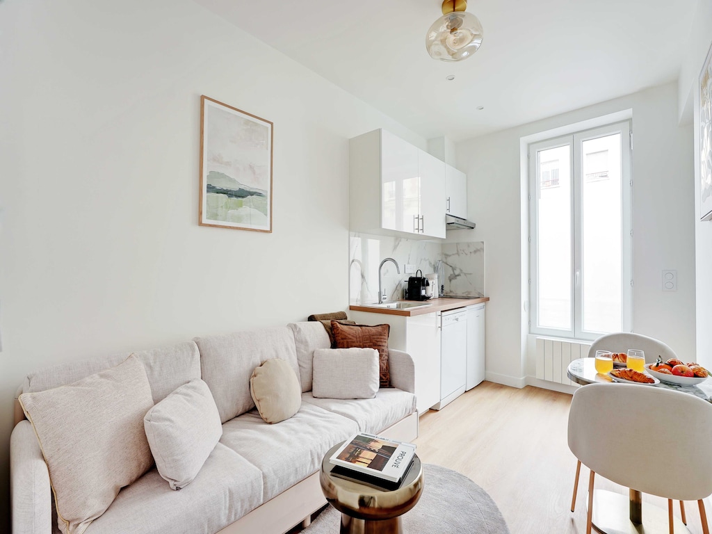 Gezellig appartement met 1 slaapkamer en 3 zitplaatsen - Ivry