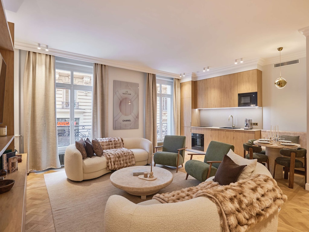 Luxe appartement met airconditioning Arc de Triomphe