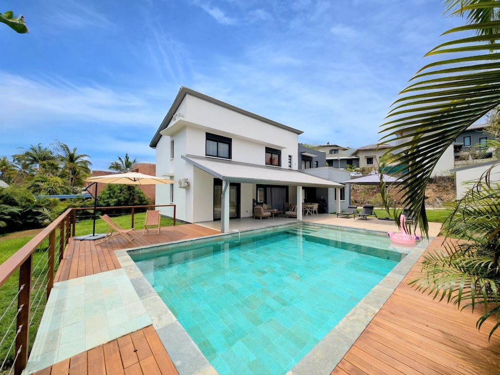 Prachtige privé-familiebasis op Réunion