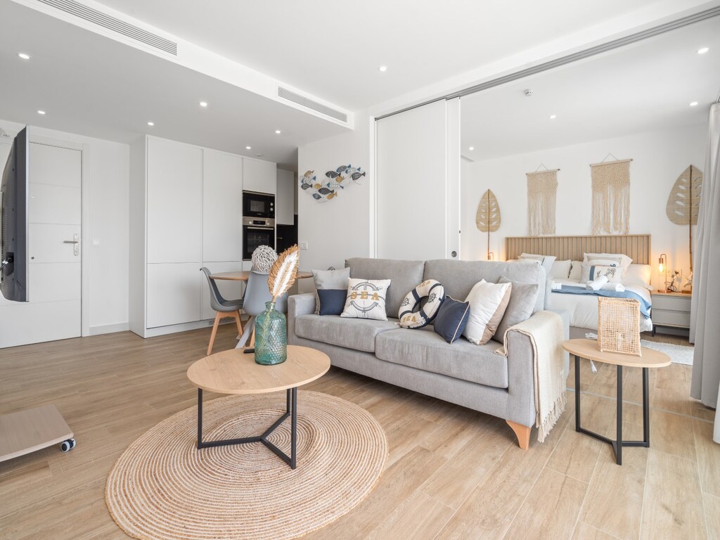 Modern appartement voor 3 personen met solarium