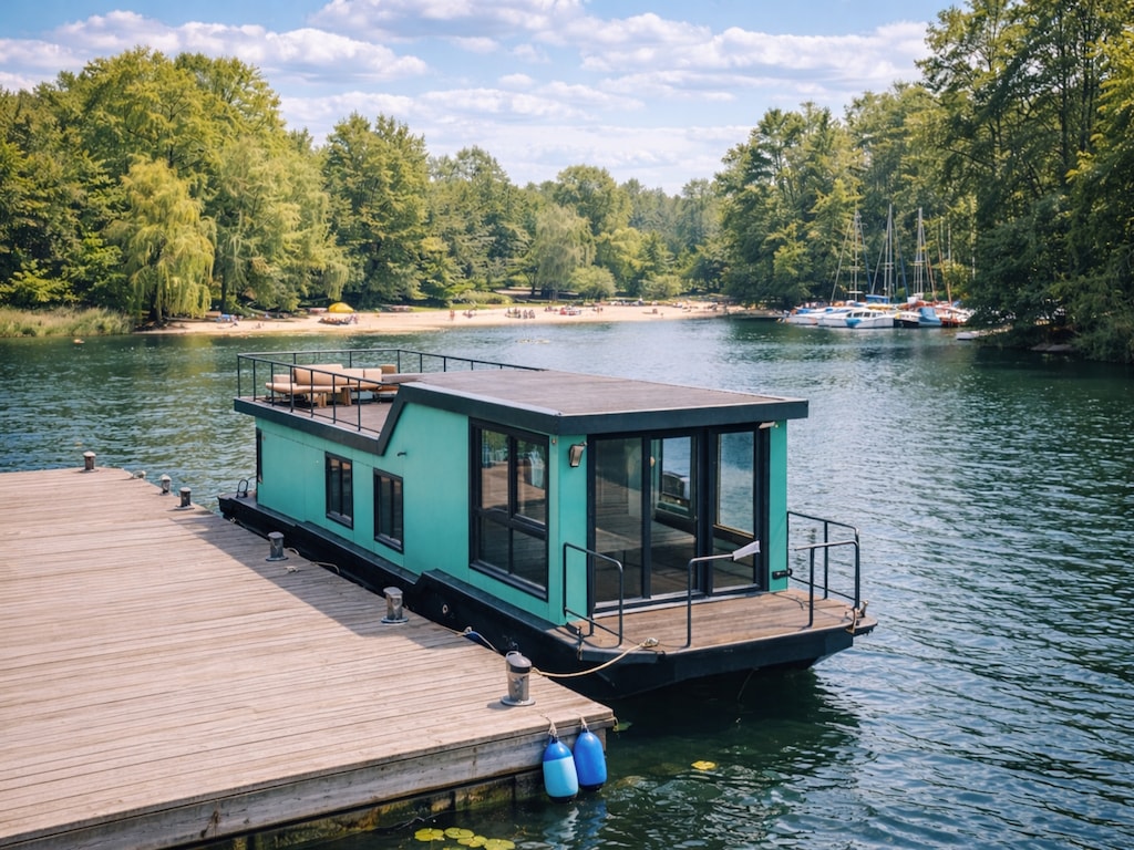 Comfortabel drijvend huis in Berlijn