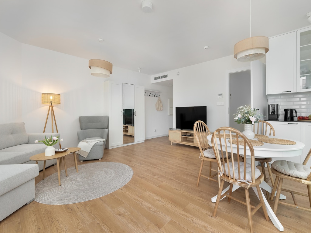 Comfortabel appartement vlakbij de zee, Pobierowo