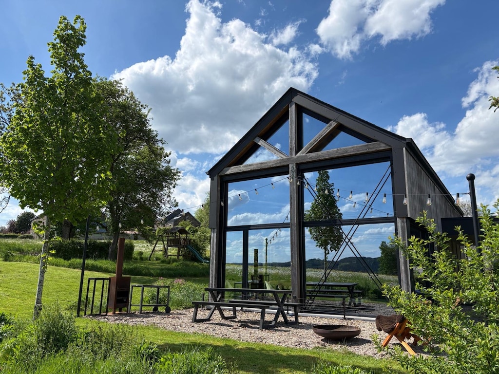 Moderne designwoning met sauna 'Arduenna Silva'