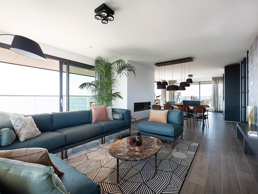 Schickes Apartment für 8 Personen mit Meerblick