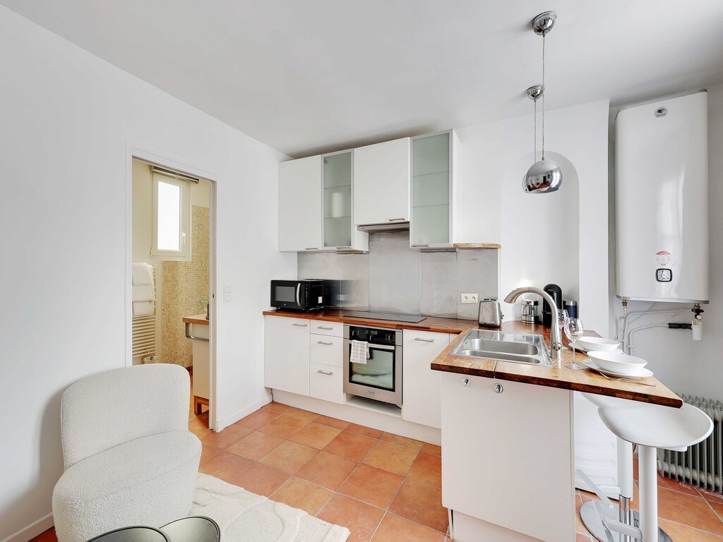 Charmant appartement met 1 slaapkamer en 2 zitplaatsen – Parijs 4e arrondissement