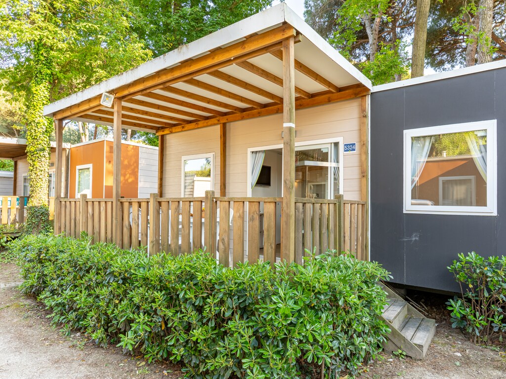 Stacaravan in het Adriano Family Camping Village