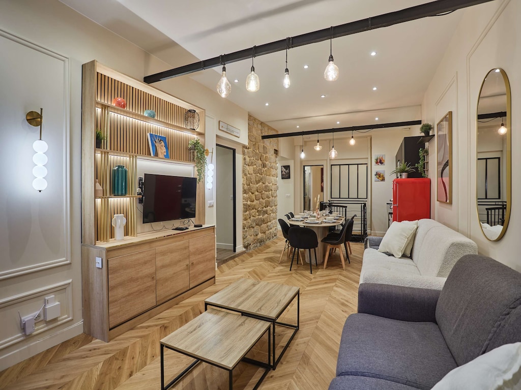 Prachtig appartement in het hart van Parijs, geschikt voor 10 personen.