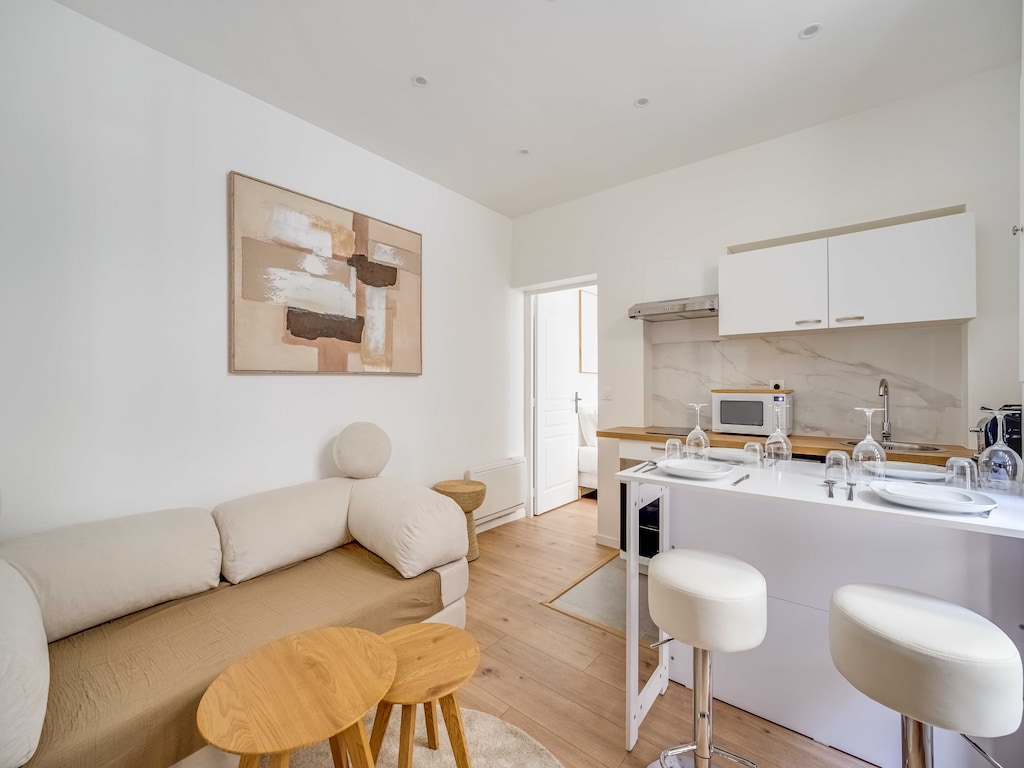 Modern appartement met 1 slaapkamer en 4 plaatsen - Levallois