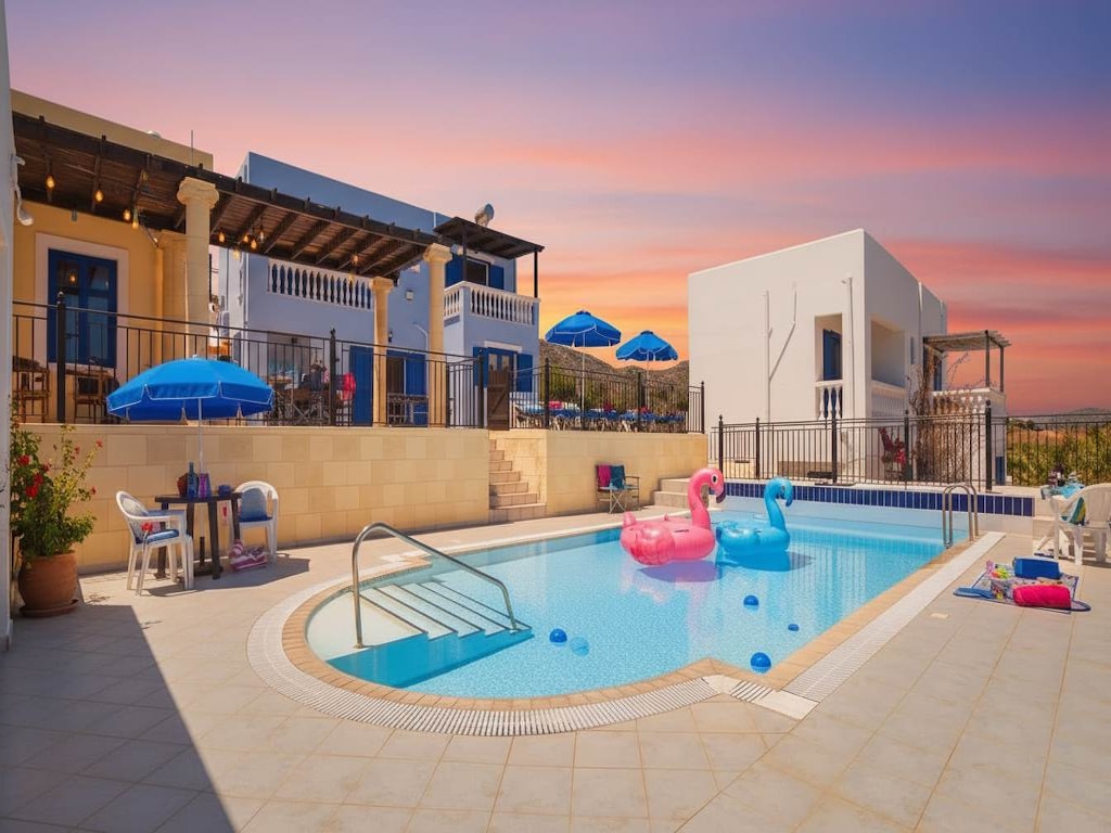 Villa met privézwembad en uitzicht op zee