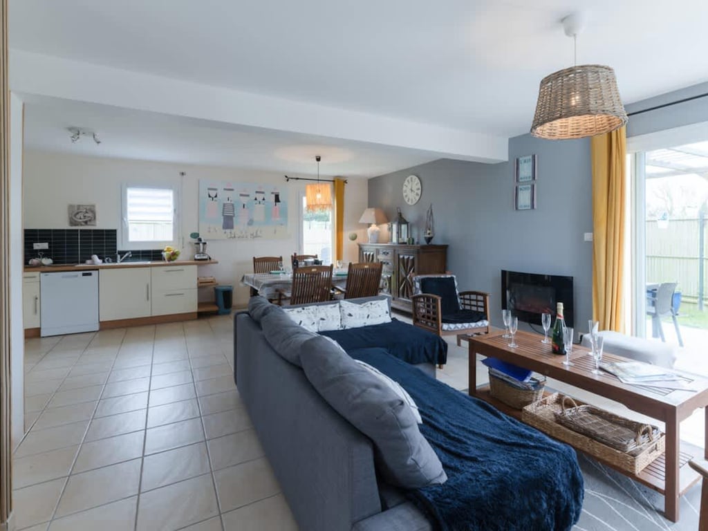 Eénlaags huis aan de kust van Bretagne