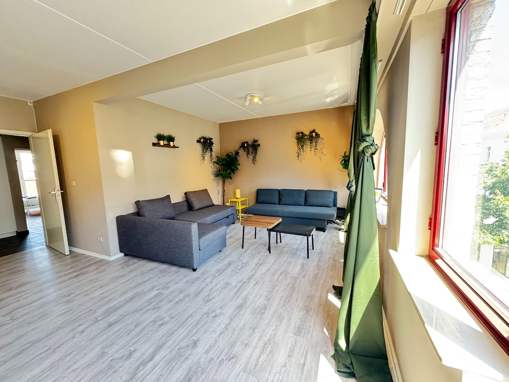 Appartement in Antwerpen met uitzicht op de tuin