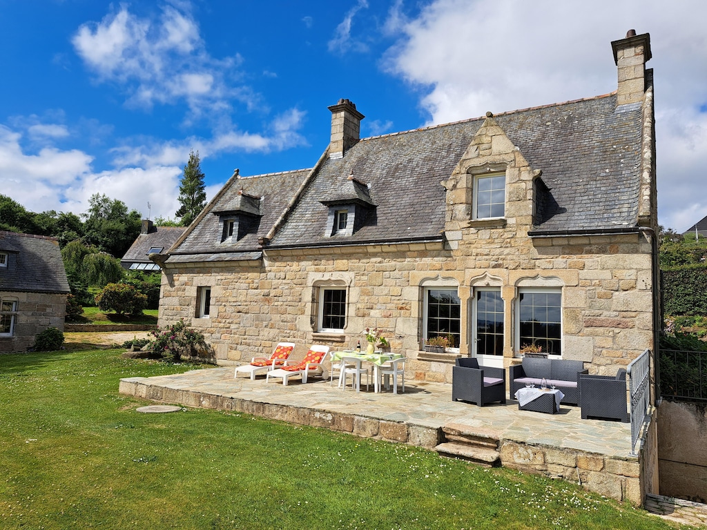 Seaview Stone House in der Bretagne