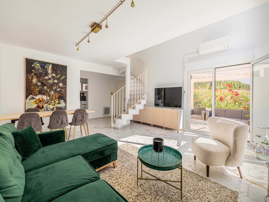 Moderne duplexwoning met airconditioning - 3 slaapkamers/6 personen - Cannes