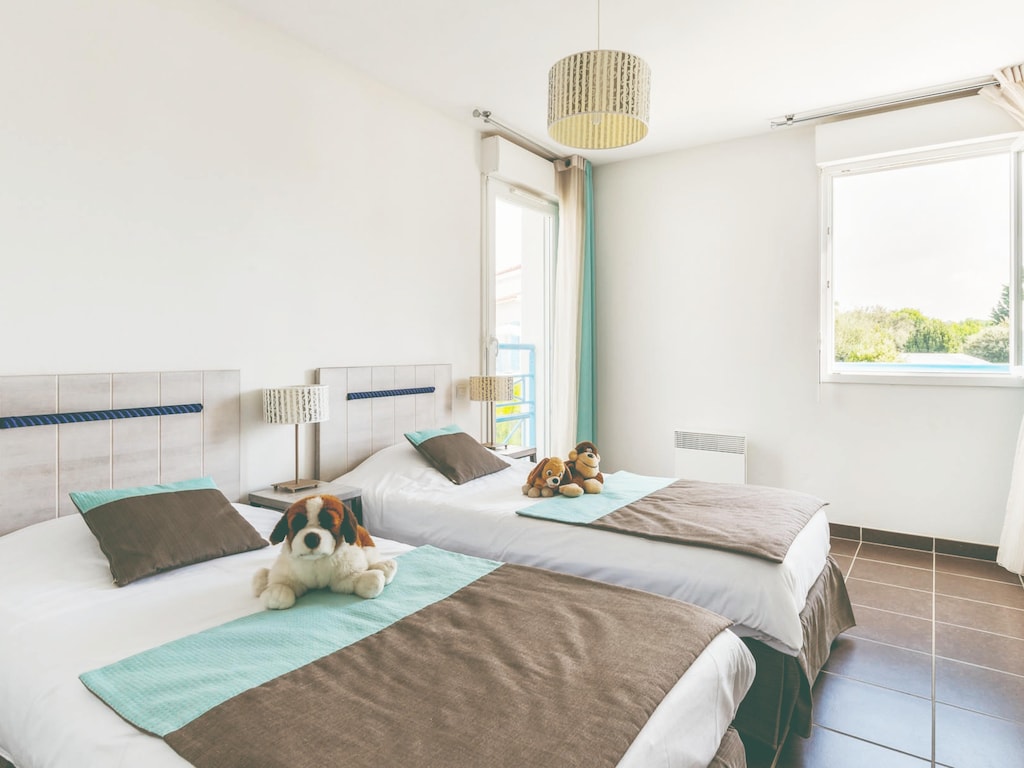 Duplex-vakantiehuis voor het hele gezin