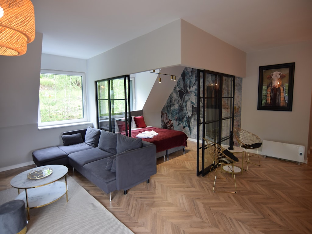 Comfortabel appartement met een eigen sauna