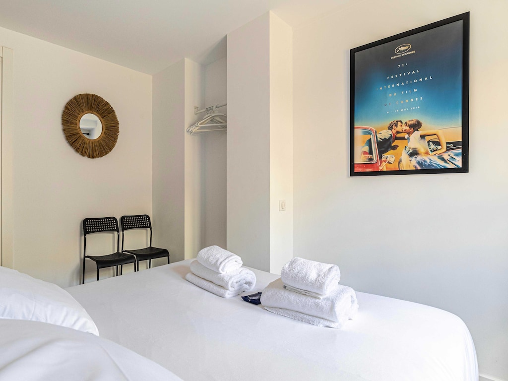 Appartement met airconditioning, 1 slaapkamer/4 personen, in het hart van Cannes – Oude Haven