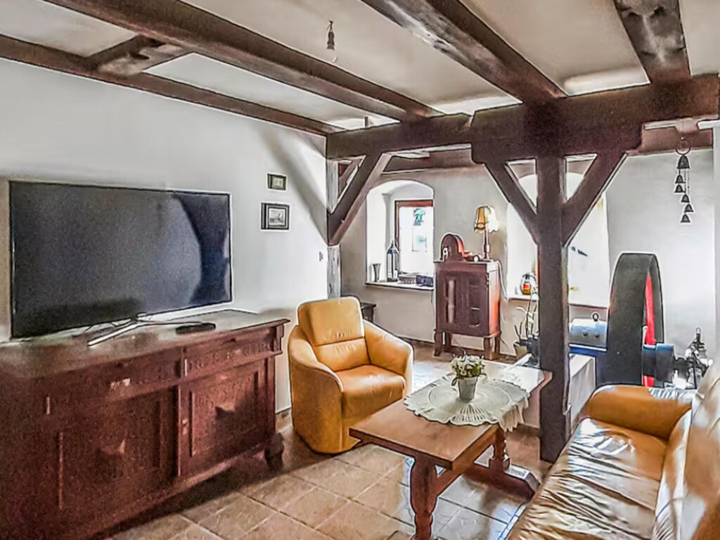 De helft van een vakantiehuis, historische molen